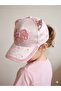 Kitti 5-8 Years Old Girl's Cap with Bead Decoration