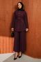 Plum Waist Drawstring Tunic Pants Set - 3