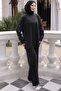 Modal Suit with Black Tunic Pants
