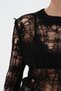 Women's Crochet Detailed Knitwear Crew Neck Design Blouse Sweater - 7