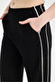 Women's Modal Fabric Stripe Detailed Loose Leg Sweatpants Casual Wide Leg Track Pants - 8
