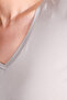 10839 Gray V-Neck Short Sleeve T-Shirt - 4