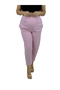 Plus Size Linen Mom High Waist Women's Pants - 5
