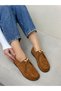 Tan Suede (Rody) Bead Detail Women's Casual Shoes - 3