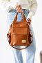 Women's Soft Leather Backpack Daily Use Stylish Bag