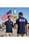 Polo Yaka Usa America T-Shirt - 2