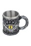 3D Skull Mystic Eye Design Mug with Stainless Steel Inner Chamber and Handle Decorative Cup 400 ml - 3