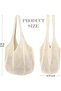 Straw Beach Bag for Women - Crossbody Shoulder Vacation Purse for Summer - 4