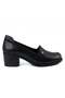 3400 Genuine Leather Classic Women's Shoes-Black - 2
