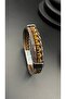 Men's Leather & Wooden Bead Bracelet – Braided Leather, Hematite Detail, Magnetic Closure - 6