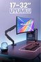 Single Arm Monitor Arm Vesa Compatible Motion Adjustable Monitor Stand 17-32" 9kg Capacity Holder - 3