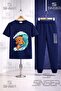 Children's Ayicik Sortlu Surf 3-Piece T-Shirt Tracksuit Set - 4