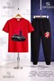Children's Car Syh Tokya Daire Onunde 3 Lü T-Shirt Tracksuit Set - 4
