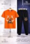 Children's Bear Yarn Carpi White 3-Piece T-Shirt Tracksuit Set - 3