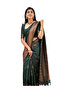 Dark Green Woven Silk Saree - MAF3043 - Dark Green