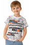 Boy's 1998 Number Patterned White Color T-Shirt - 2
