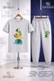 Children's Animal Ust Uste Multiple 3-Piece T-Shirt and Sweatpants Set - 3