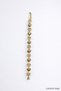 Gold Color Heart Detailed Stone Bracelet – Sparkling Elegant Women's Bracelet