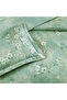 Lumine Satin Double Duvet Cover Set Green - 2