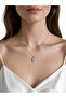 Steel Chain Silver Color Minimal Pole Star Model Women's Necklace - 2