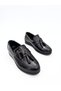 Black Patent Leather Shiny Loafer with Tassels (Corcik Model) Laceless Classic Boys' Shoes Vdz03018 - 3