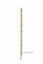 Gold Color Stone Chain Bracelet – Stylish Women's Bracelet with Shiny Stone Detail