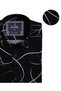 Plus Size Patterned Viscose Shirt Short Sleeve - 3