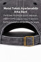 Vintage Vintage Hat |   Metal Buckle, Daily Use - 2