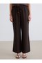 Trendlucky Women's Trousers with Elastic Waist and Difference in Color - 2