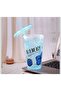 Frosted Cracked Glass Look Smoothie Cup,450Ml, Cold Drink Cup with Leak-Proof Lid,Bpa Free - 4