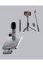 Wireless Dual Lavalier Microphone and Selfie Stick with Tripod Content Creator Kit - 2
