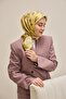Twill Silk Scarf Flower Dream Yellow 90X90 - 2