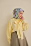 Tivil Pure Silk Ist 11504 - 07 Yellow Ethnic Pattern - 3