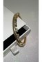 Pinterest Model Xuping Stainless Steel Handcuff Bracelet with Zircon Stone Detail