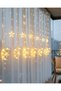 Crescent Star Led Curtain Light Balcony Window and Room Decoration