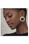 Xuping Stud Earring with Stone - Gold Plate Round Vintage Antiallergic Stainless Steel Vip Women's Earrings - 7