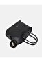 Women's Black Multi-Compartment Convenient Vegan Leather Crossbody Hand and Shoulder Bag - 4