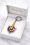 Naruto Sharingan Movable Metal Keychain Red Patterned Unisex - 3