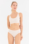 Touch Cream High Waist Slip Panties - 3
