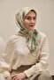 Twill Silk Scarf Evreka Mold Green 90X90 - 3