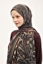 Urban Hours Antique Dark Brown Mayda Shawl 190X70 - 3