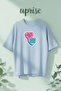 All the Things She Said Printed Cotton Oversize T-Shirt