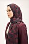 Urban Hours Elvora Bordo Mayda Shawl 190X70 - 3