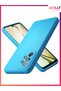 Sky Blue Liquid Inside Velvet Silicone Case for Samsung Galaxy A73