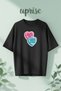All the Things She Said Printed Cotton Oversize T-Shirt