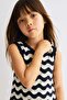 Appliquéd hole-knit dress - 3