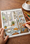 Cozy Cafe Moments Coloring Book Relaxing for Adults-Children A4 Size 30 Visuals - 4