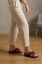 Women's Orthopedic Slippers with Flower Detail and Stone Model, Comfortable Sole, Daily Stylish Use - 3