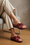 Women's Orthopedic Slippers with Flower Detail and Stone Model, Comfortable Sole, Daily Stylish Use