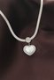 Stylish 316L Steel Italian Chain Heart Necklace Teachers Mothers Valentine's Day Gift